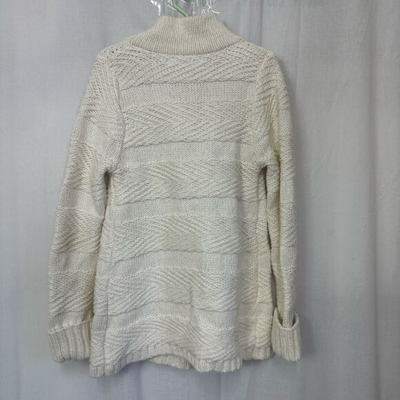 Max Studio Acrylic Blend Chunky Knit Stripe Cardigan Tunic Jacket Sweater 6X - Picture 4 of 9